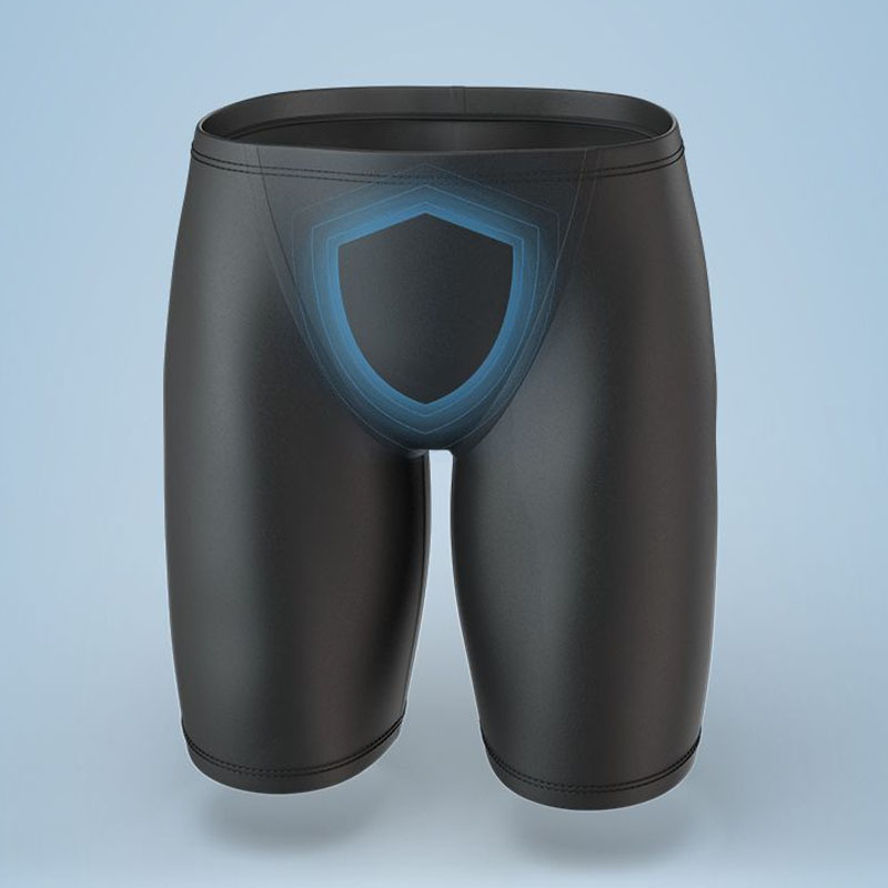Men Boxers Shorts Silicone PU  - Pouch Boxer Pouch ulasan dan harga