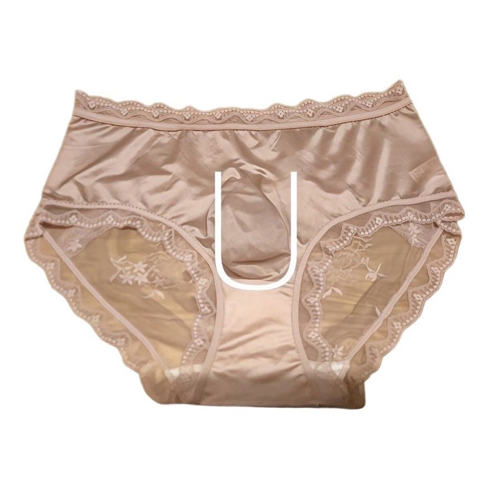 Men Satin Lace Seamless Ice Si - Pouch Boxer Pouch ulasan dan harga