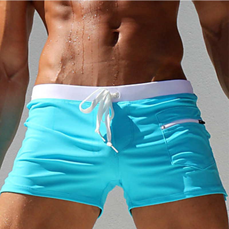 New Plus Size Mens Swim Pants  - Trunk Breathable Men ulasan dan harga