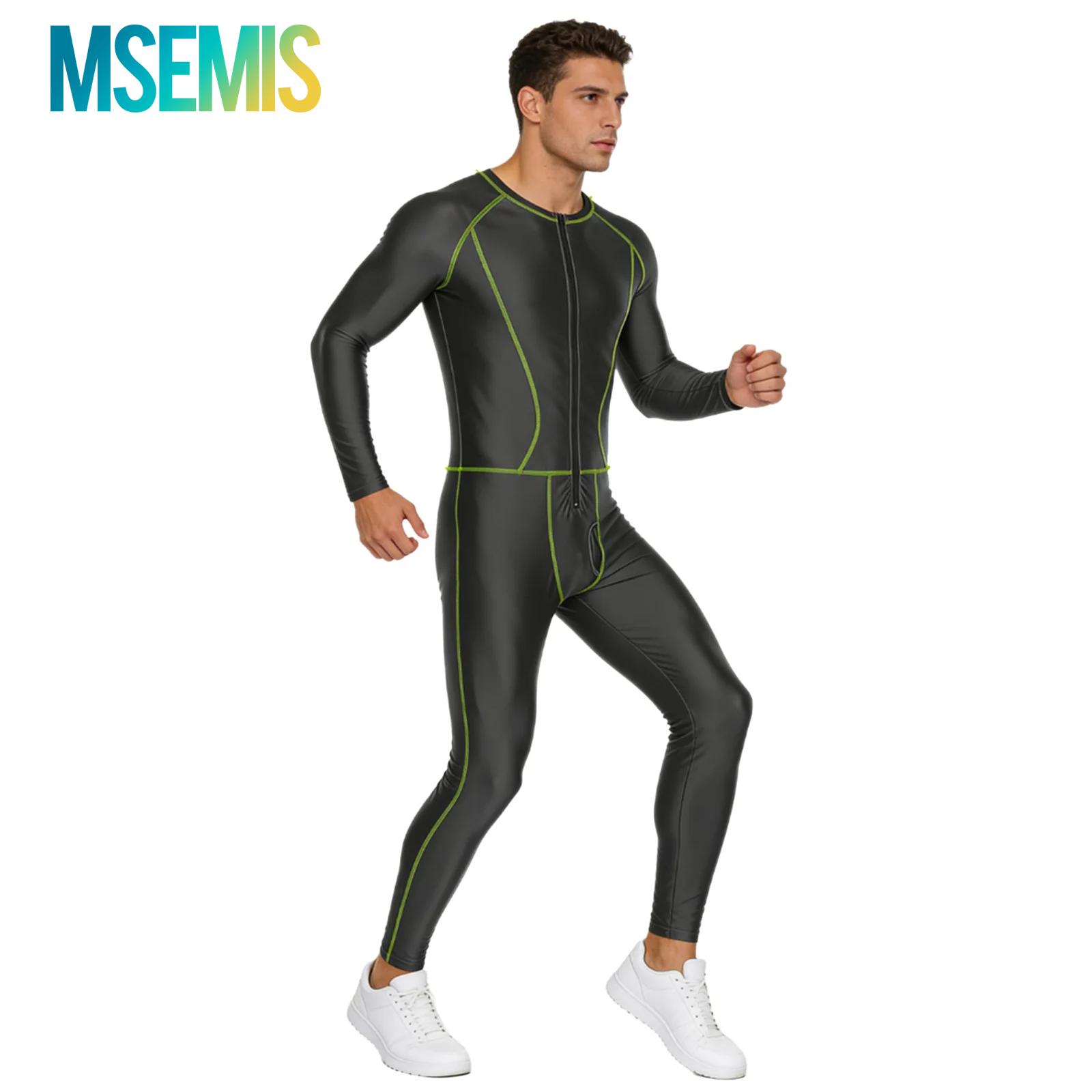 Swimwear Mens Swimsuit Glossy  - Compression Long Pant ulasan dan harga
