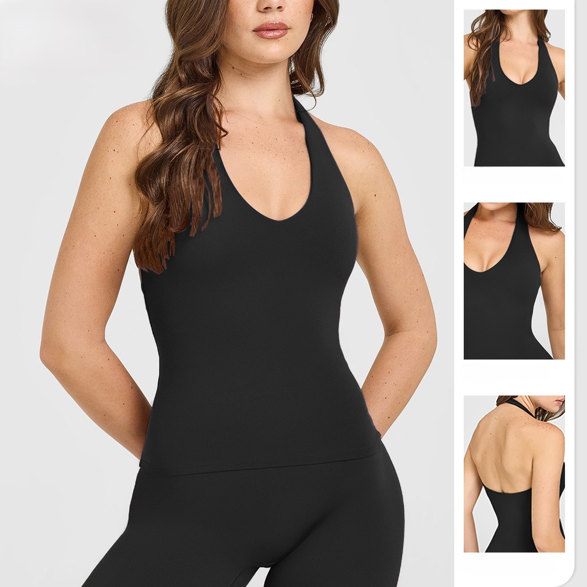 Naked Feel Halter Neck Yoga Sp - Suspender Tank Top ulasan dan harga