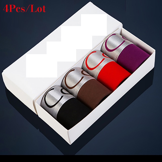 4Pcs/Lot Mens Underwear Boxers - Multi Pack Underwear ulasan dan harga