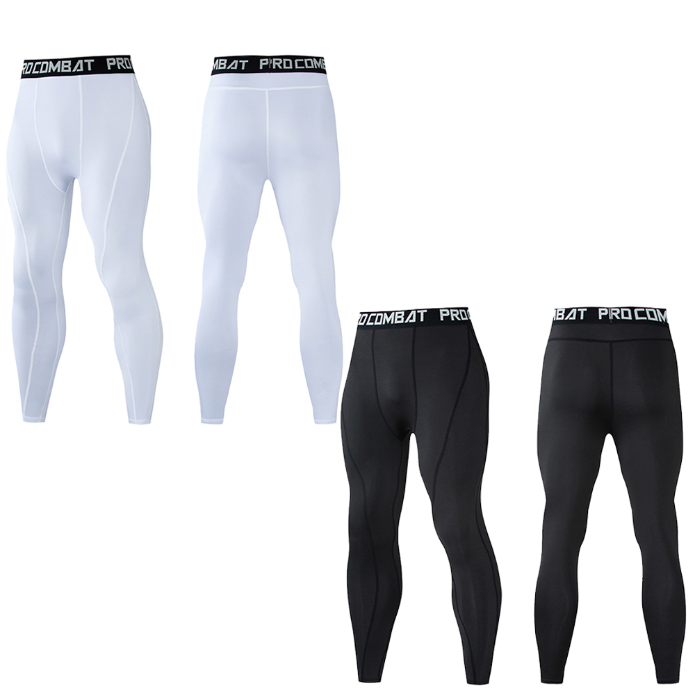 Leggings Men Gym Running Tight - Compression Long Pant ulasan dan harga