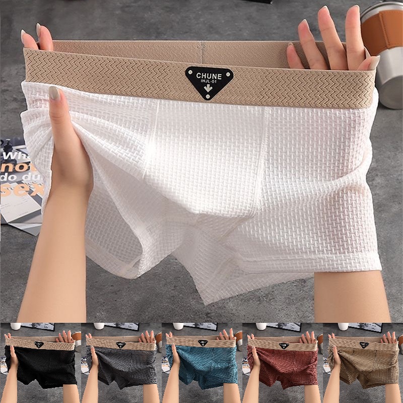 3PCS/Pack Underwear Solid Knit - Multi Pack Underwear ulasan dan harga